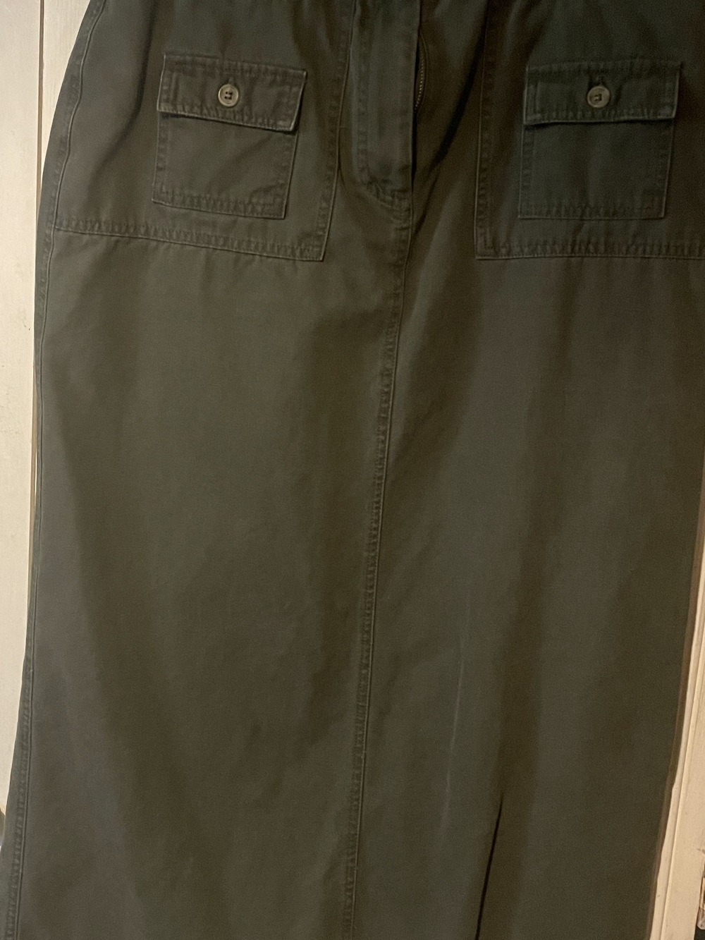 St. Johns Womens Olive Green Skirt